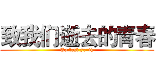 致我们逝去的青春 (To lost youth)