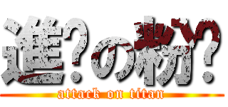 進擊の粉醬 (attack on titan)