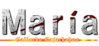 Ｍａｒíａ (Gallardo Cajachahua )