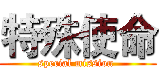 特殊使命 (special mission )