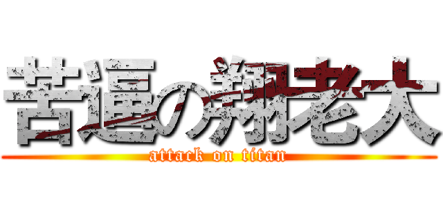 苦逼の翔老大 (attack on titan)