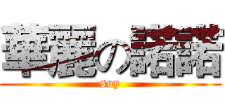 華麗の諾諾 (soy)