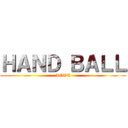 ＨＡＮＤ ＢＡＬＬ (LOVE)