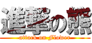 進撃の熊 (attack on Flower)