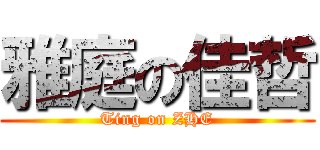 雅庭の佳哲 (Ting on ZHE)