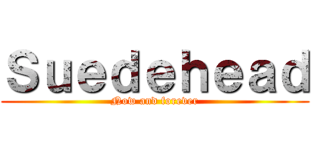 Ｓｕｅｄｅｈｅａｄ (Now and forever)