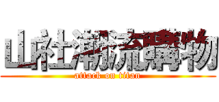 山社潮流購物 (attack on titan)