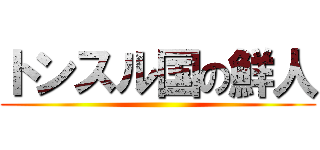 トンスル国の鮮人 ()