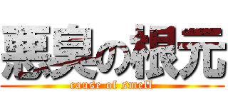 悪臭の根元 (cause of smell)