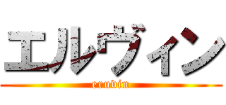 エルヴィン (eruvin)