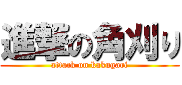 進撃の角刈り (attack on kakugari)