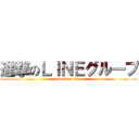 進撃のＬＩＮＥグループ (attack on titan)