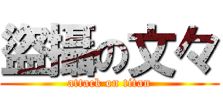 盜攝の文々 (attack on titan)