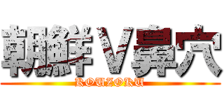 朝鮮Ｖ鼻穴 (KOUZOKU)