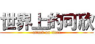 世界上的可欣 (attack on titan)