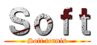 Ｓｏｆｔ (Soft tennis)