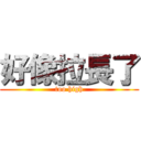 好像拉長了 (too high)