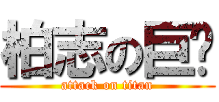 柏志の巨屌 (attack on titan)