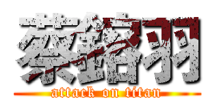 蔡鎔羽 (attack on titan)