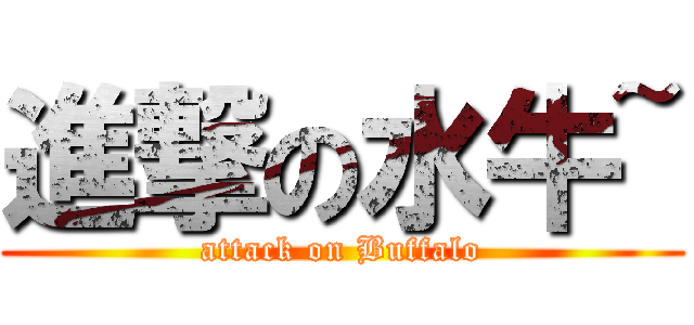 進撃の水牛~ (attack on Buffalo)