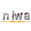 ｎｉｗａ ()