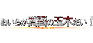 おいらが箕面の玉木だい！ (attack on titan)