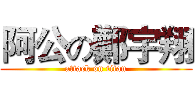阿公の鄭宇翔 (attack on titan)