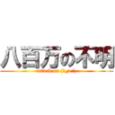 八百万の不明 (attack on (ˊ_>ˋ))