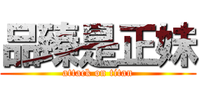 品臻是正妹 (attack on titan)