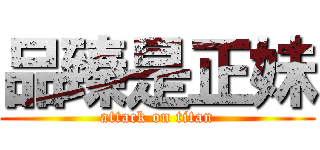 品臻是正妹 (attack on titan)