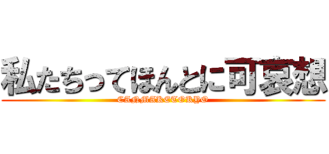 私たちってほんとに可哀想 (CANMAKETOKYO)