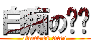 白痴の瑋彤 (attack on titan)