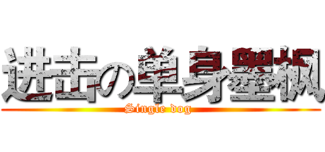 进击の单身墨枫 (Single dog )