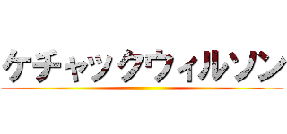 ケチャックウィルソン ()