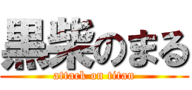 黒柴のまる (attack on titan)