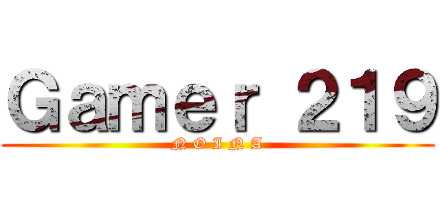 Ｇａｍｅｒ ２１９ (N O I N A)