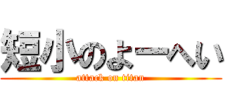 短小のよーへい (attack on titan)