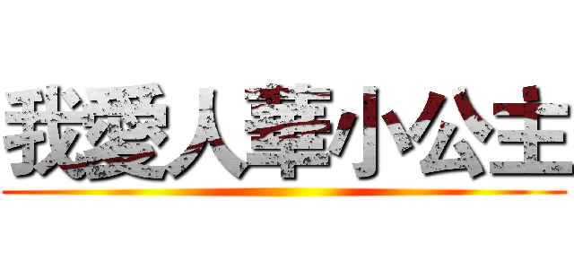 我愛人華小公主 ()