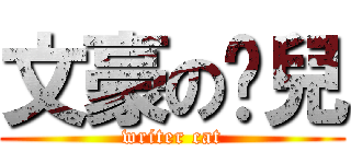 文豪の貓兒 (writer cat)