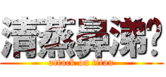 清蒸鼻涕汤 (attack on titan)