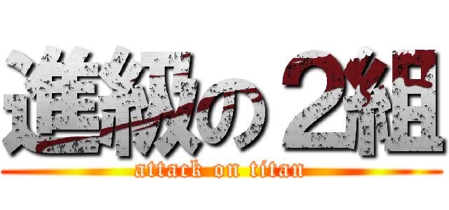 進級の２組 (attack on titan)