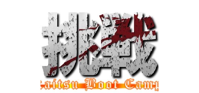 挑戦 (Kaitsu Boot Camp)