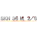 ＳＫＮ ３６ Ｍ．２／６ (attack on titan)