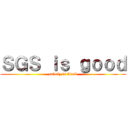 ＳＧＳ ｉｓ ｇｏｏｄ (calmly is black)