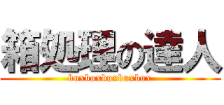 箱処理の達人 (boxboxboxboxbox)