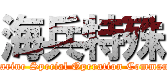 海兵特殊 (Marine Special Operation Command)