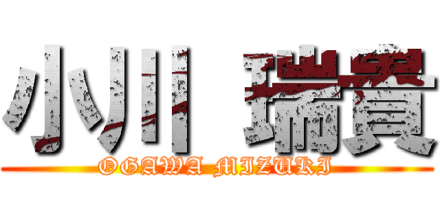 小川 瑞貴 (OGAWA MIZUKI)