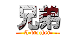 兄弟 (A brother)
