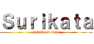 Ｓｕｒｉｋａｔａ (attack on titan)