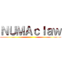 ＮＵＭＡｃｌａｗ ()